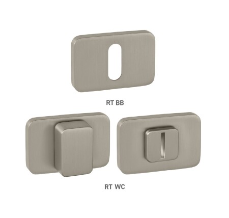 Rozeta drzwiowa MP MPK - PERFECTA - RT (NP - Nikiel perłowy)