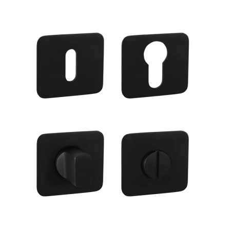 Rozeta drzwiowa do MP GK - ONE - klamka HR (Grafitowa czerń)