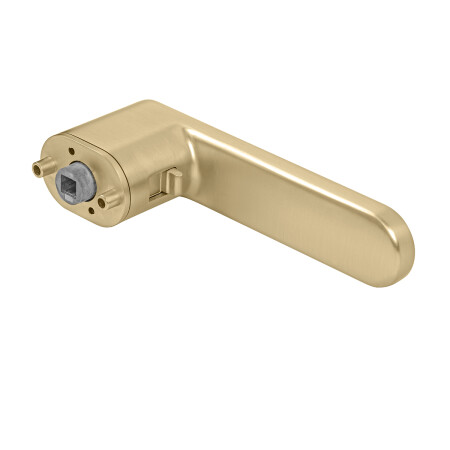 Okucia drzwiowe MP MPK - IMPRESSA SWITCH LOCK - OR z blokadą na klamce (OLS - Mosiądz szczotkowany)