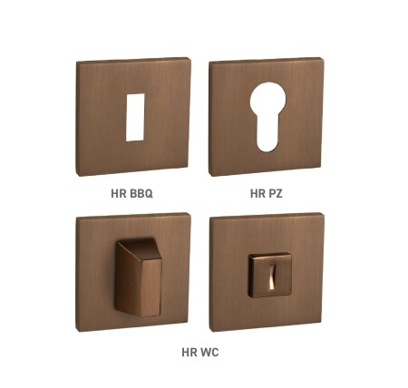 Rozeta drzwiowa MP MPK - ROZETA - HR SQ6 (CUM - Miedź matowa)