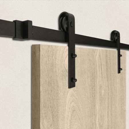 System przesuwny MP VINTAGE 2 z amortyzatorem i szyną 2m (BS - Czarny mat)