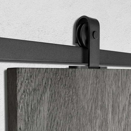 System przesuwny mp VINTAGE 3 z amortyzatorem i szyną 2m (BS - Czarny mat)