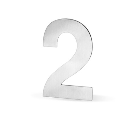 Numery elewacyjne ACT - 12 cm (STAL NIERDZEWNA)