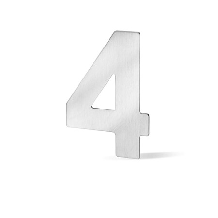 Numery elewacyjne ACT - 12 cm (STAL NIERDZEWNA)