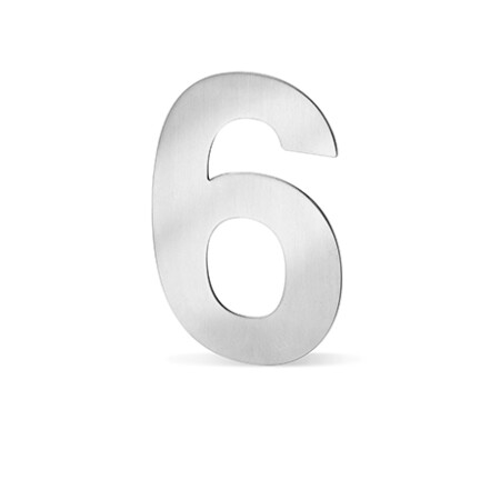 Numery elewacyjne ACT - 12 cm (STAL NIERDZEWNA)