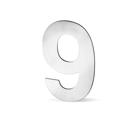 Numery elewacyjne ACT - 12 cm (STAL NIERDZEWNA)