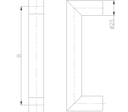 Klamka TWIN JHR 118002 (E) - szt