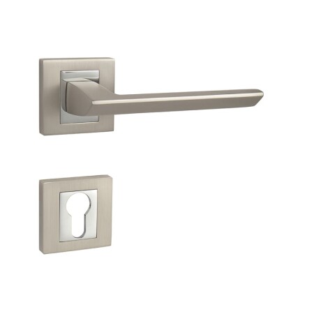 Okucia do drzwi MP Jasper HR (NP/OC - nikiel perłowy / chrom błyszczący)