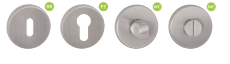 Okucia do drzwi TWIN KLESO H 1735S METAL (E)
