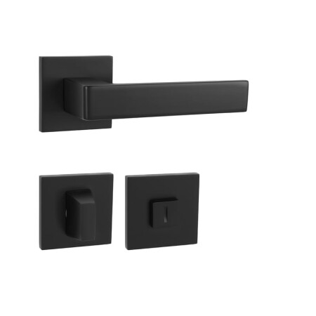 Okucia do drzwi MP HIT HR SQ6 (BS - Czarny mat)