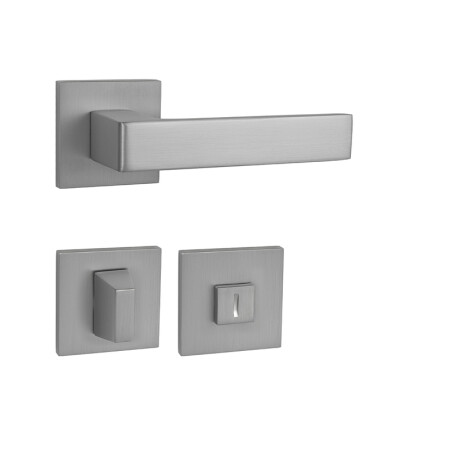 Okucia do drzwi MP HIT HR SQ6 (OCS - Chrom szczotkowany)