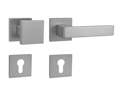 Okucia do drzwi MP HIT HR SQ6 (OCS - Chrom szczotkowany)