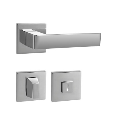 Okucia drzwiowe MP HIT HR SQ6 (OC - Chrom błyszczący)