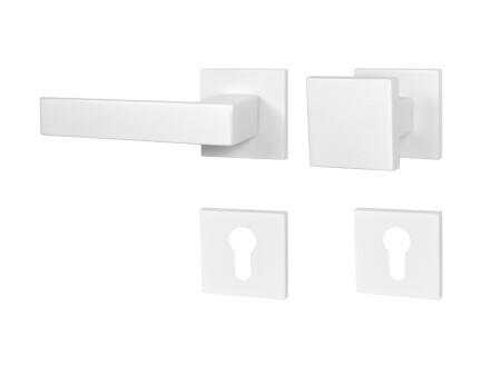 Okucia drzwiowe MP HIT HR SQ6 (WS - Biały mat)