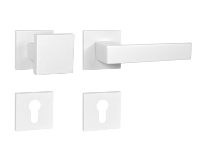 Okucia drzwiowe MP HIT HR SQ6 (WS - Biały mat)