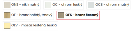 Klamka do drzwi przesuwnych COBRA OWAL PZ (OC - chrom błyszczący) - SZT