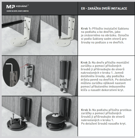 Odbojnik MP ER (BS - Czarny mat)