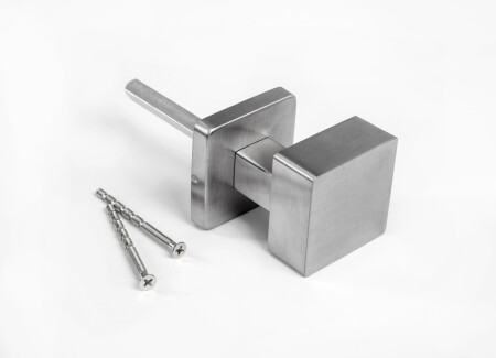 Gałka kwadratowa ROSTEX DESIGN (stal nierdzewna matowa)