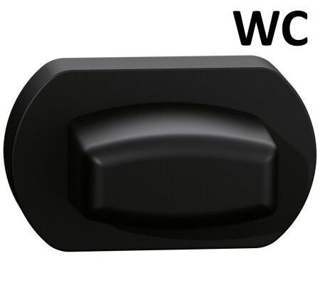 Okucia drzwiowe TWIN ALLEGRA 1618 (CM - WYPEŁNIENIE CZARNE)