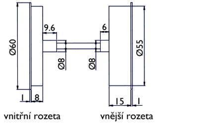 Okucie zabezpieczające TWIN BLOCK, FL DEF HR (E)