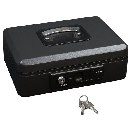 Kasa stalowa z dźwignią RICHTER LC.250 (czarny mat)