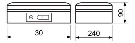 Kasa stalowa z dźwignią RICHTER LC.300 (czarny mat)