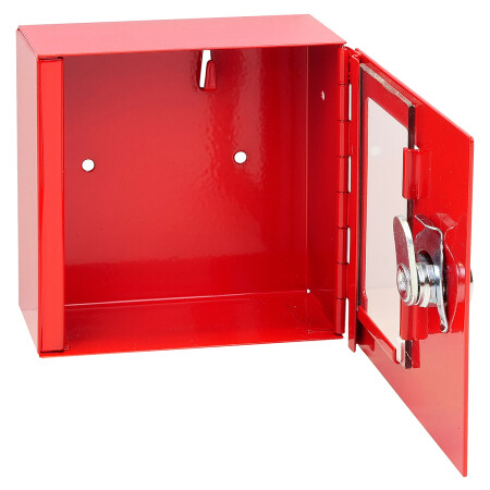 Ognioodporna szafka stalowa z szybą do wspólnego zamykania - SU RICHTER TS.1010.G.SU (czerwona)