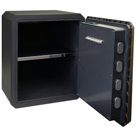 Sejf stalowy z zamkiem elektronicznym na kod numeryczny i odcisk palca RICHTER RS.45.LUX.FIN