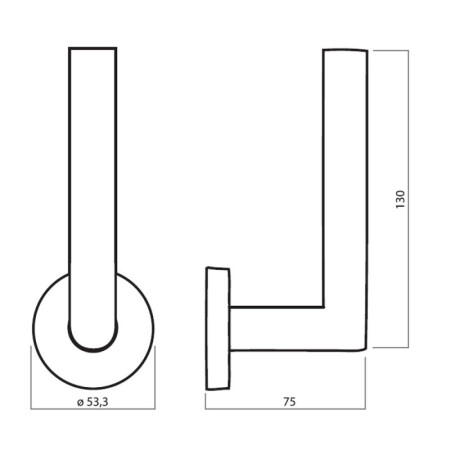 Okucia drzwiowe HOLAR MT 00 (stal nierdzewna)