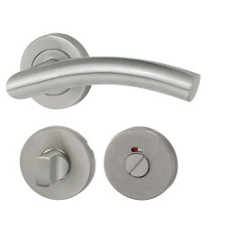 Okucia drzwiowe HOLAR z rozetą okrągłą MT 05 (stal nierdzewna)