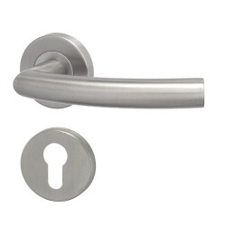 Okucia drzwiowe HOLAR z rozetą okrągłą MT 06 (stal nierdzewna)