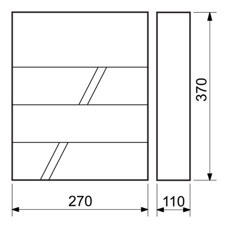Skrzynka pocztowa RICHTER BK.524.WO.AM (matowy antracyt z nadrukiem drewna)