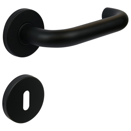 Okucia drzwiowe RICHTER RK.U-FORM (czarne)