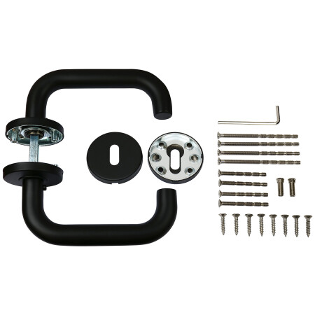 Okucia drzwiowe RICHTER RK.U-FORM (czarne)