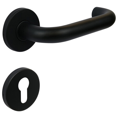 Okucia drzwiowe RICHTER RK.U-FORM (czarne)