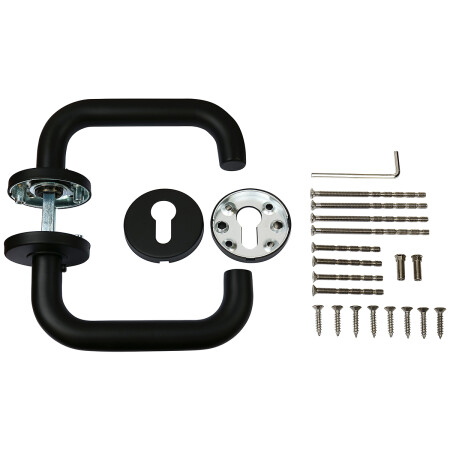 Okucia drzwiowe RICHTER RK.U-FORM (czarne)