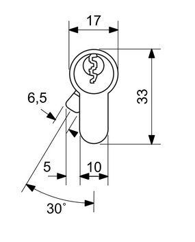 RICHTER EURO SECURE R3 dwustronny cylinder bezpieczeństwa cylindrycznego