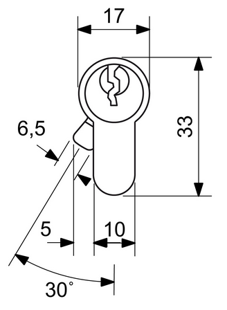RICHTER EURO SECURE R3 dwustronny cylinder bezpieczeństwa cylindrycznego