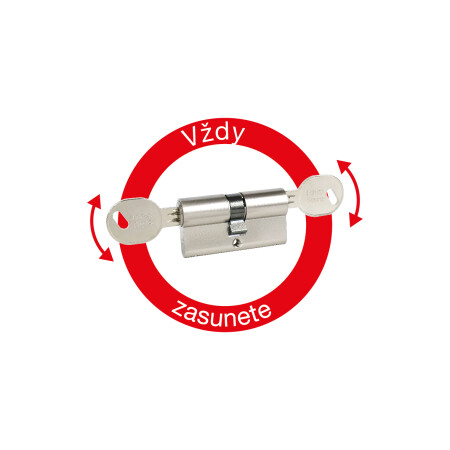 RICHTER EURO SECURE R3 dwustronny cylinder bezpieczeństwa cylindrycznego
