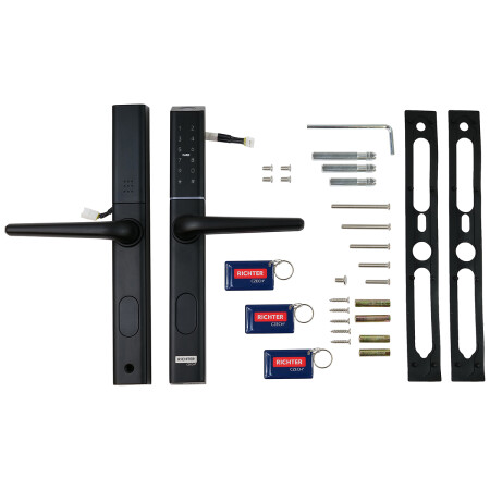 Klamka cyfrowa Richter DH.S3B-C.CE (czarna)