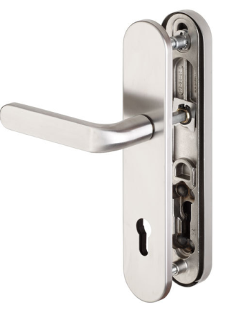 Okucia zabezpieczające ROSTEX BK RX1-50 SOLID 3 klasa (PLATINUM MAT)